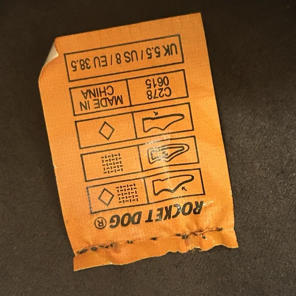 Rocket Dog Suri Horizon Womens 8 Gray Knit Lace Up Tall Winter Boots